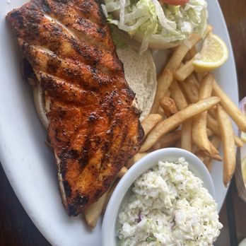 The Back Porch - Blacken Grouper Sandwich - Seafood Near Me - Destin, Florida