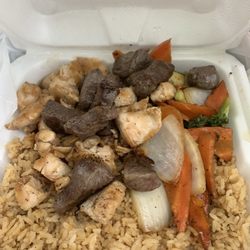 Segoku Japanese Cuisine - steak and chicken hibachi