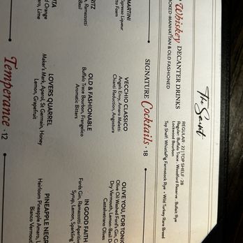 The Saint - Cocktail menu - Steakhouses Near Me - Dallas, Texas The Saint - Cocktail menu - Steakhouses Near Me - Dallas, Texas