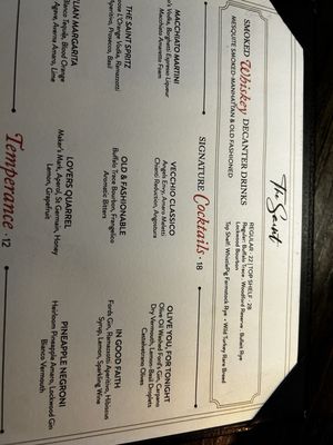 Menu photo 1 The Saint Dallas, TX Menu photo 1 The Saint Dallas, TX