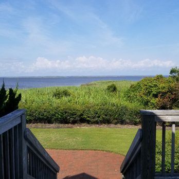 The Sanderling Resort - Sound view while relaxing on the back deck after your service - Resorts Near Me - Duck, North Carolina