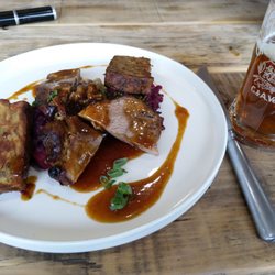 Kalieber Stützpunkt - Schweinebraten aus dem Aktivstall, Tagesgericht