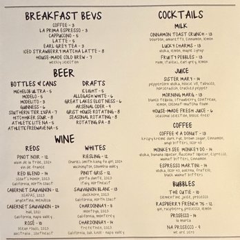 Abode Kitchen & Bar - Menu of brunch drinks - Coffee & Tea Near Me - Oakmont, Pennsylvania Abode Kitchen & Bar - Menu of brunch drinks - Coffee & Tea Near Me - Oakmont, Pennsylvania