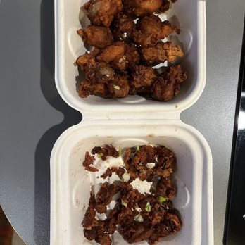 Shiku - Lot of fried bits in the Korean Fried Chicken - Korean Near Me - Los Angeles, California Shiku - Lot of fried bits in the Korean Fried Chicken - Korean Near Me - Los Angeles, California