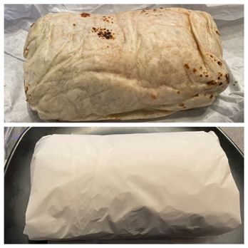 Rice Junky - Wrap comes to the table looking so clean and tidy - Pubs Near Me - Santa Clara, California