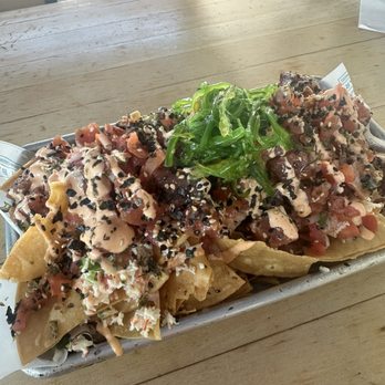 Seasurf Fish - Poke nachos - Seafood Near Me - San Clemente, California
