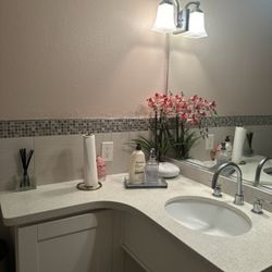 Orchid Day Spa - Restroom, always clean and ready.