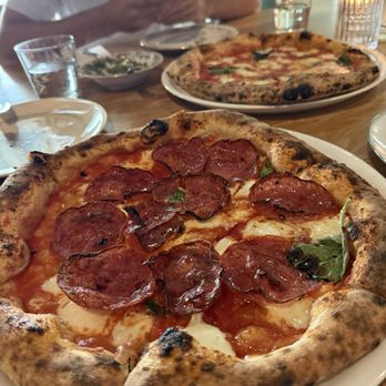 A Dopo Sourdough Pizza - Soppressata with Honey Drizzle - Pizza Near Me - Knoxville, Tennessee