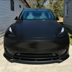 Image First Custom Motorsports - Tesla Model Y Satin Black Wrap