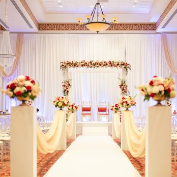 Parties & Props - Elegant wedding ceremony aisle and mandap with faux and real mixed florals - Party & Event Planning Near Me - Saint Louis, Missouri Parties & Props - Elegant wedding ceremony aisle and mandap with faux and real mixed florals - Party & Event Planning Near Me - Saint Louis, Missouri