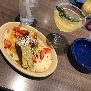 Snooze, an A.M. Eatery - OMG French Toast, Abri-CA-Ra Mimosa, and a glass of water with paper straw! - Breakfast & Brunch Near Me - Phoenix, Arizona