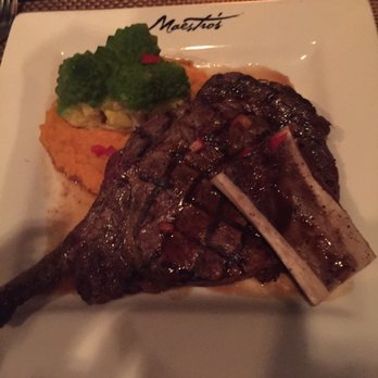 Maestro's Restaurant - The bone in ribeye medium rare of course and the grouper special, both very good! - New American Near Me - Tampa, Florida