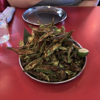 Chai Pani - Okra Fries - Indian Near Me - Asheville, North Carolina Chai Pani - Okra Fries - Indian Near Me - Asheville, North Carolina