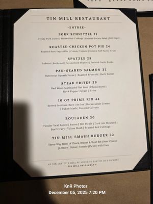 Menu photo 3 Tin Mill Brewing Company Hermann, MO Menu photo 3 Tin Mill Brewing Company Hermann, MO