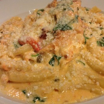 Riverside - Close up: smoked salmon penne pasta. Delicious!!! - New American Near Me - Hood River, Oregon Riverside - Close up: smoked salmon penne pasta. Delicious!!! - New American Near Me - Hood River, Oregon