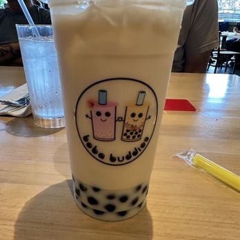 Boba Buddies - Green milk tea with boba - Bubble Tea Near Me - Silverdale, Washington Boba Buddies - Green milk tea with boba - Bubble Tea Near Me - Silverdale, Washington