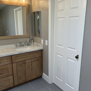 Harding Construction - Anthony added a door to our bathroom - General Contractors Near Me