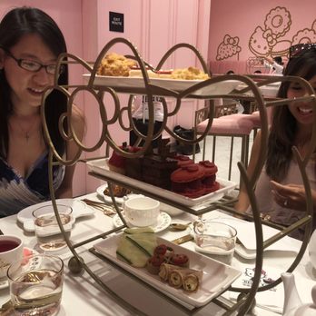 Hello Kitty Cafe - The cutest 3-tiered stand ever! - Cafes Near Me - Irvine, California