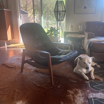 Furniture Clinic - Reupholstered Huber Chair - Furniture Reupholstery Near Me - La Mesa, California