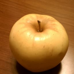 Great produce selection, this is an Opal Apple, crisp sweet with intense flavor Great produce selection, this is an Opal Apple, crisp sweet with intense flavor