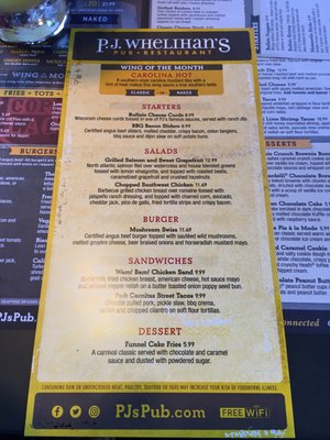 Menu photo 4 P.J. Whelihan's Pub + Restaurant - Downingtown Downingtown, PA Menu photo 4 P.J. Whelihan's Pub + Restaurant - Downingtown Downingtown, PA
