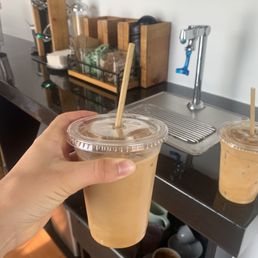 Iced Almond Milk Latte