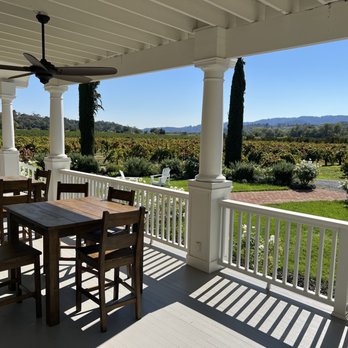 Williamson Wines Yoakim Bridge Estate - the view from the porch - Wineries Near Me - Healdsburg, California