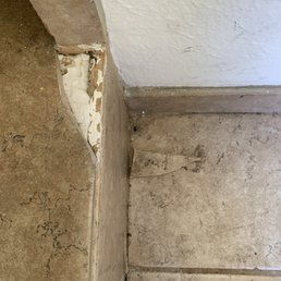 Broken tile