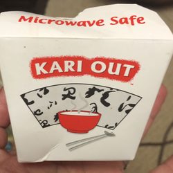 Good Taste Chinese Restaurant - Cutest take out pint rice container EV ER!