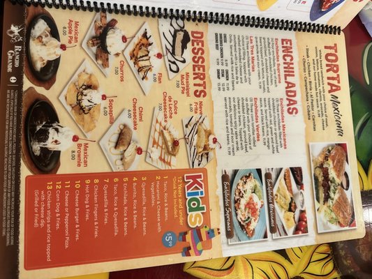 Menu photo 3 Rancho Grande Madison, FL