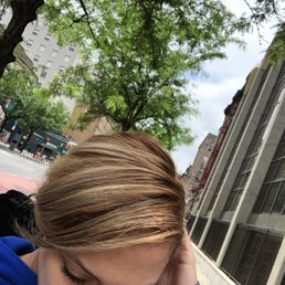 She helped me by doing half head highlights and blending in my hair color. She helped me by doing half head highlights and blending in my hair color.