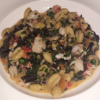 Redbird - Gnocchetti Sardi with Maine lobster, black trumpets, nettles - New American Near Me - Los Angeles, California Redbird - Gnocchetti Sardi with Maine lobster, black trumpets, nettles - New American Near Me - Los Angeles, California