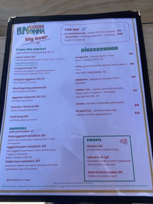 Menu photo 4 De La Nonna Big Bear Big Bear Lake, CA Menu photo 4 De La Nonna Big Bear Big Bear Lake, CA
