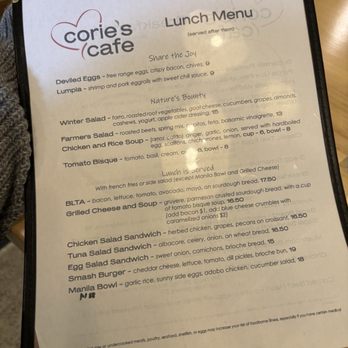 Corie's Cafe - Menu - Breakfast & Brunch Near Me - Duvall, Washington Corie's Cafe - Menu - Breakfast & Brunch Near Me - Duvall, Washington