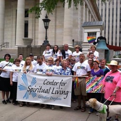 Center for Spiritual Living Greater Dayton - Supporting our local LGBTQ community at Dayton's Pride Parade and Festival 2015.