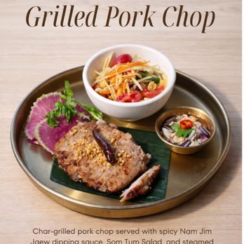 When In Bangkok - Grilled pork chop - Thai Near Me - Flushing, New York When In Bangkok - Grilled pork chop - Thai Near Me - Flushing, New York