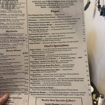 Jackie Rey's Ohana Grill Hilo - Menu - Seafood Near Me - Hilo, Hawaii Jackie Rey's Ohana Grill Hilo - Menu - Seafood Near Me - Hilo, Hawaii