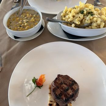 Queensview Steakhouse - Filet Mignon, Mac and Cheese, Poblano Corn - Steakhouses Near Me - Long Beach, California Queensview Steakhouse - Filet Mignon, Mac and Cheese, Poblano Corn - Steakhouses Near Me - Long Beach, California