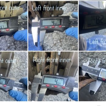 Midas - My brake pads measurements - Auto Repair Near Me - Middletown, Rhode Island