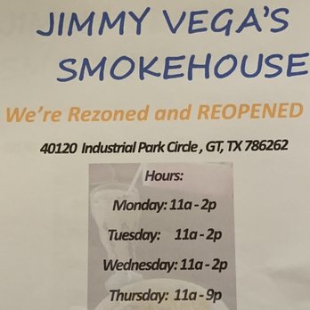 Jimmy Vega's Smokehouse - Food Trucks Near Me - Georgetown, Texas Jimmy Vega's Smokehouse - Food Trucks Near Me - Georgetown, Texas