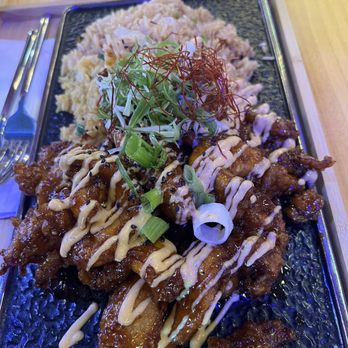 Wrap & Roll - Spicy Korean chicken - Asian Fusion Near Me - Houston, Texas Wrap & Roll - Spicy Korean chicken - Asian Fusion Near Me - Houston, Texas