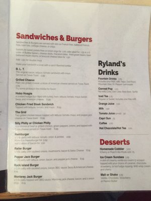 Menu photo 2 The Spot And Dining Car Herington, KS