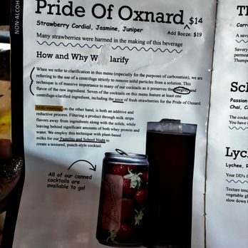 Thunderbolt - Fascinating information of the cocktails. - Bars Near Me - Los Angeles, California
