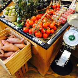 Our beautiful organic produce section.