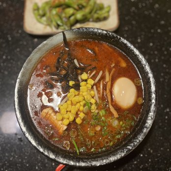 Juban Ramen & Tapas - Vegetarian Jigoku Ramen, Edamame - Ramen Near Me - Milpitas, California Juban Ramen & Tapas - Vegetarian Jigoku Ramen, Edamame - Ramen Near Me - Milpitas, California