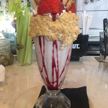 Mom's Kitchen & Bar - Strawberry shorty shake - Bars Near Me - Astoria, New York Mom's Kitchen & Bar - Strawberry shorty shake - Bars Near Me - Astoria, New York