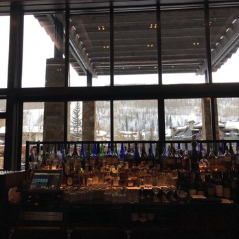 Matsuhisa - Bar looks out toe vail mountain and skating rink. - Japanese Near Me - Vail, Colorado Matsuhisa - Bar looks out toe vail mountain and skating rink. - Japanese Near Me - Vail, Colorado