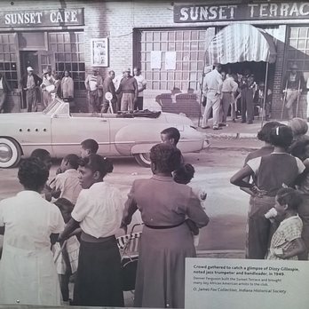 Ransom Place Park - Crowd gather to see Dizzy Gillespie, noted jazz trumpeter and bandleader in 1949 - Parks Near Me - Indianapolis, Indiana Ransom Place Park - Crowd gather to see Dizzy Gillespie, noted jazz trumpeter and bandleader in 1949 - Parks Near Me - Indianapolis, Indiana