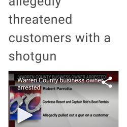 "captain bob arrested on the local news"!!