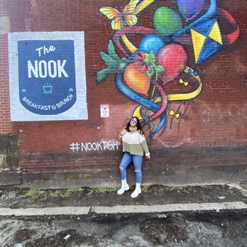 The Nook - Outdoor mural - New American Near Me - Pittsburgh, Pennsylvania